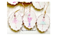 Image 1 of CHRISTMAS GLITTER ORNAMENTS