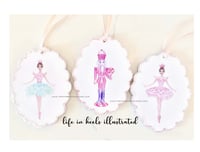 Image 2 of CHRISTMAS GLITTER ORNAMENTS