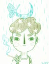mixed-media drawing 15