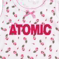Image 2 of Pink Atomic Rosebud Tank Top🌷🌹RESTOCK