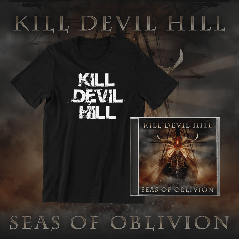 KILL DEVIL HILL "Seas Of Oblivion" T-Shirt + CD Bundle
