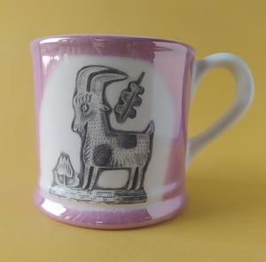 Summer mug - goat and rabbit