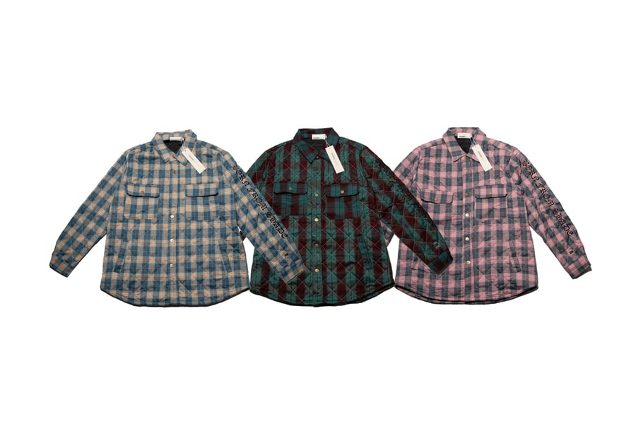 Image of BornFromShade quilted flannel