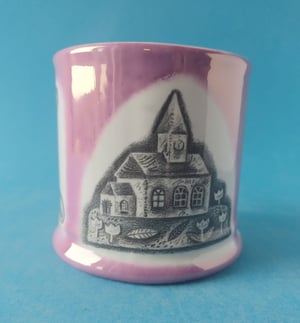 Summer mug - dog and lady