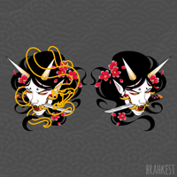 Image 1 of Ms. Hannya Acrylic Charm