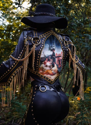 Image of Toxic Vision Witches Sabbath fringe jacket