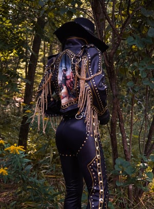 Image of Toxic Vision Witches Sabbath fringe jacket