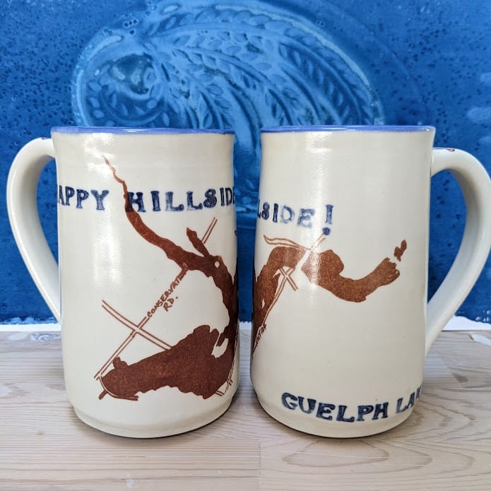 Image of Happy Hillside Pair of Mugs