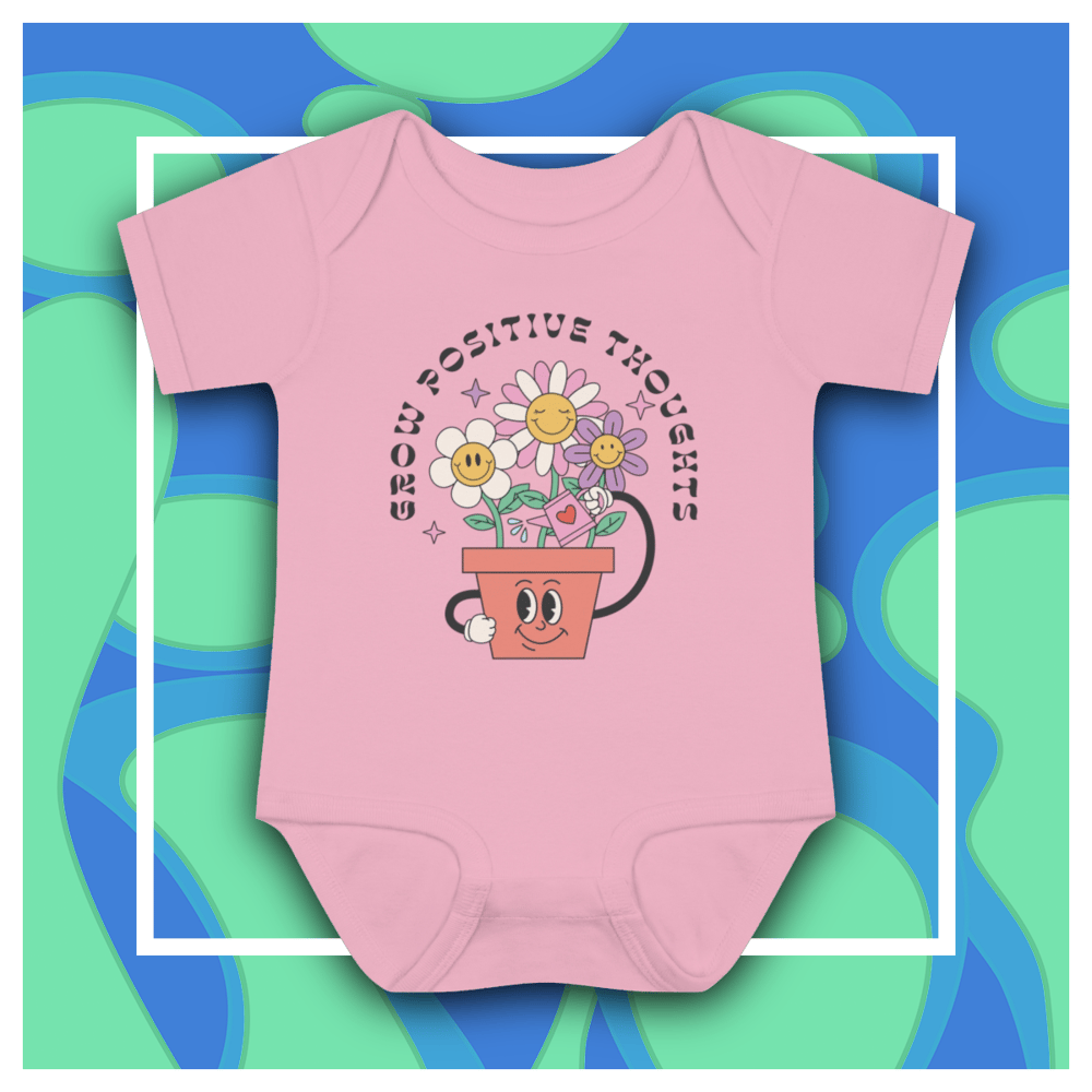 Image of Grow Positive Thoughts baby Bodysuit