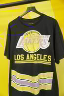 Image 2 of (XL) New School But Still Cool Black LA Lakers T-Shirt