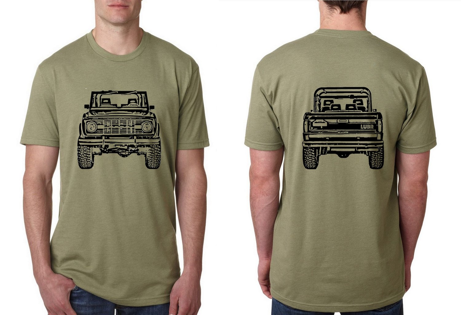 Image of Bronco Graphic T - Light Olive (pre-order)