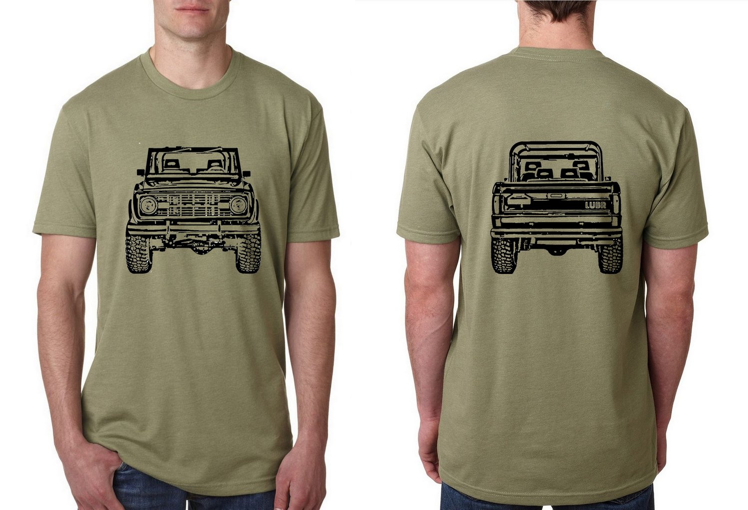 Image of Bronco Graphic T - Light Olive  (pre-order)