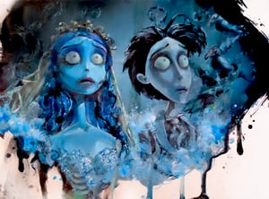 Image of "Corpse Bride" Original Painting
