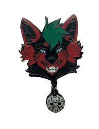 Image 1 of Thriller Wolf Pin