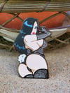 Sexy Gothic Jessica Rabbit Pin, Bunny Girl 