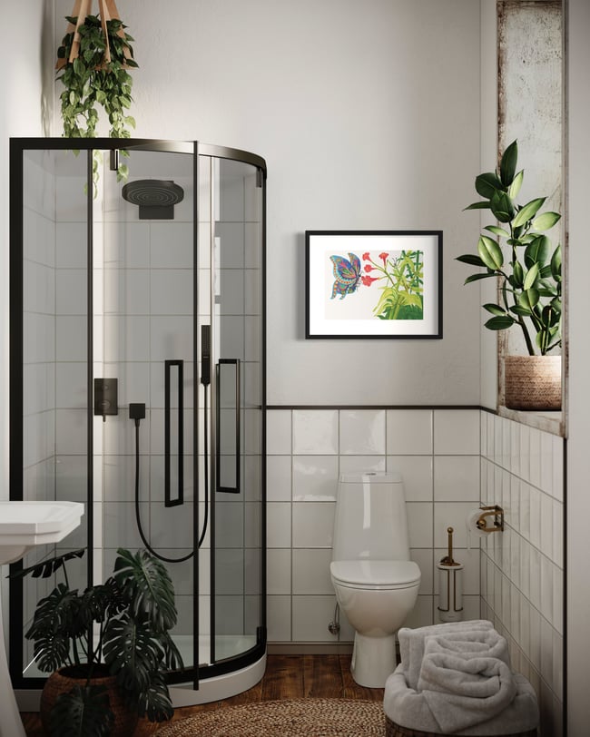 Butterfly and Stick Insect Giclée Print