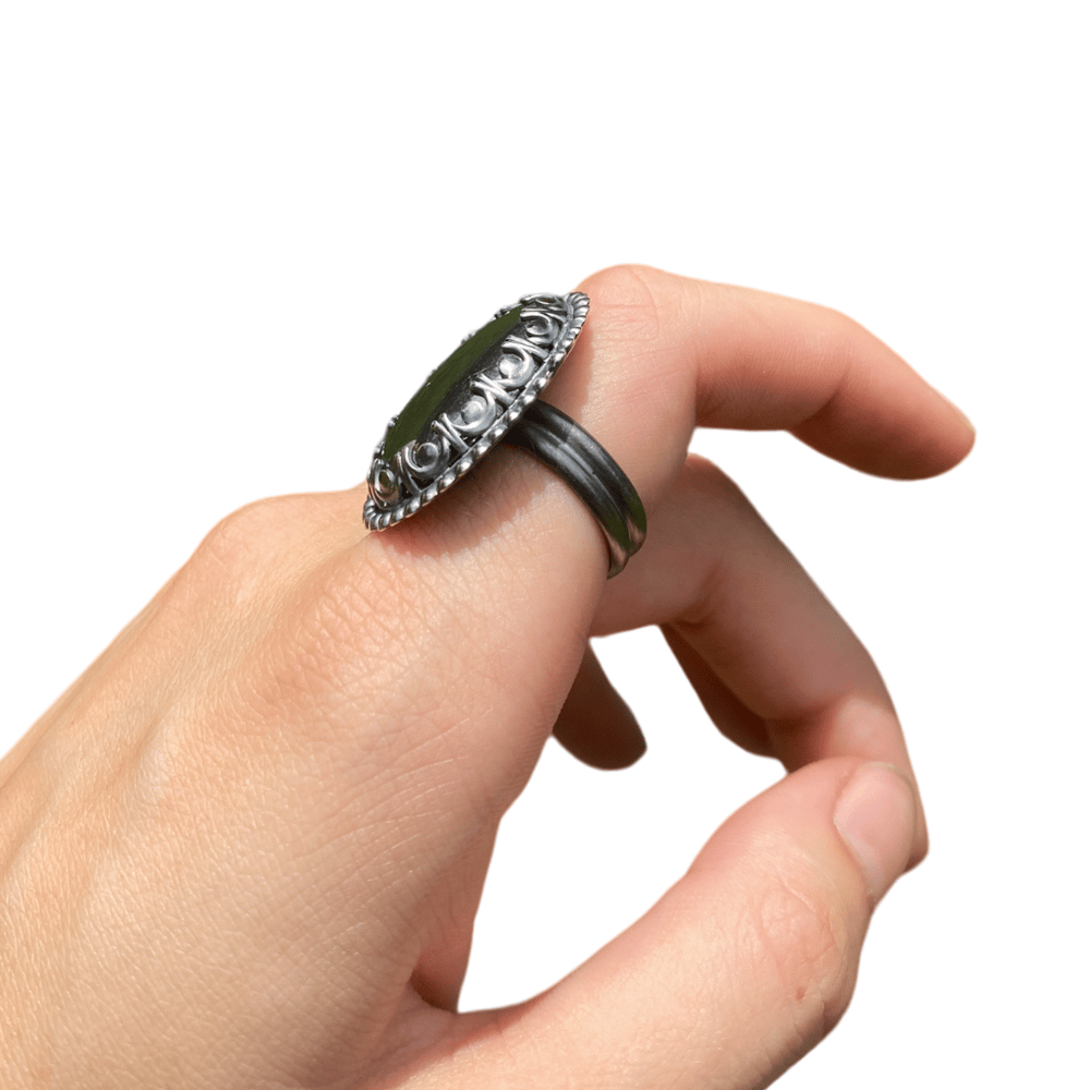 Witchy Woman Hematite Ring