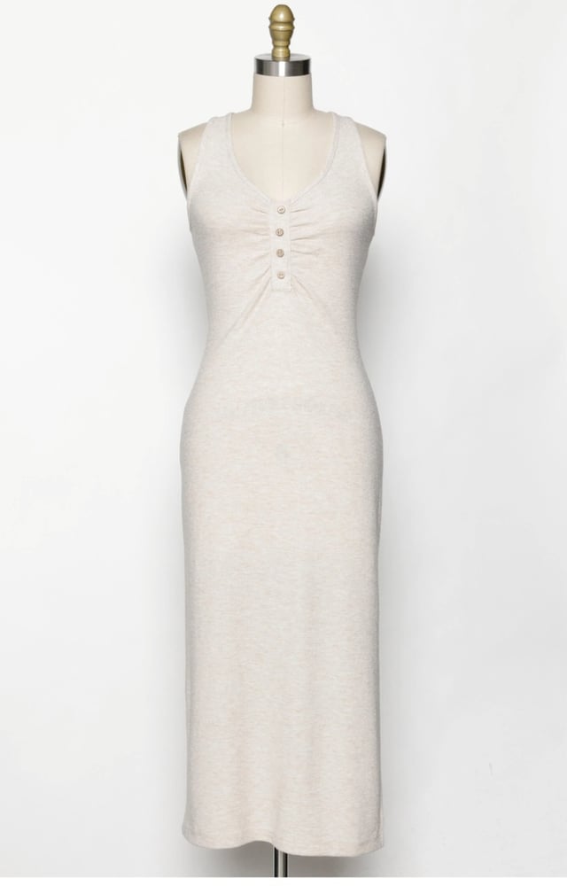 Image of Taylor stretchy knit midi