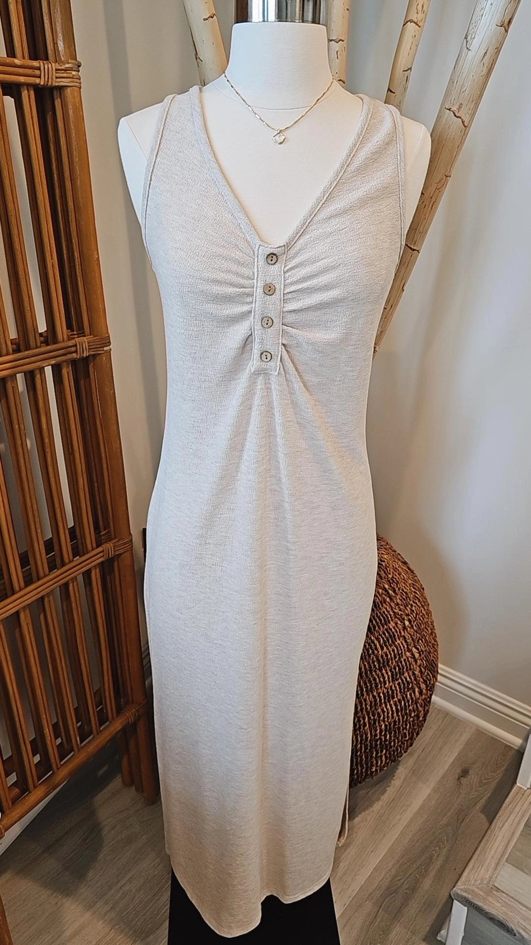 Image of Taylor stretchy knit midi