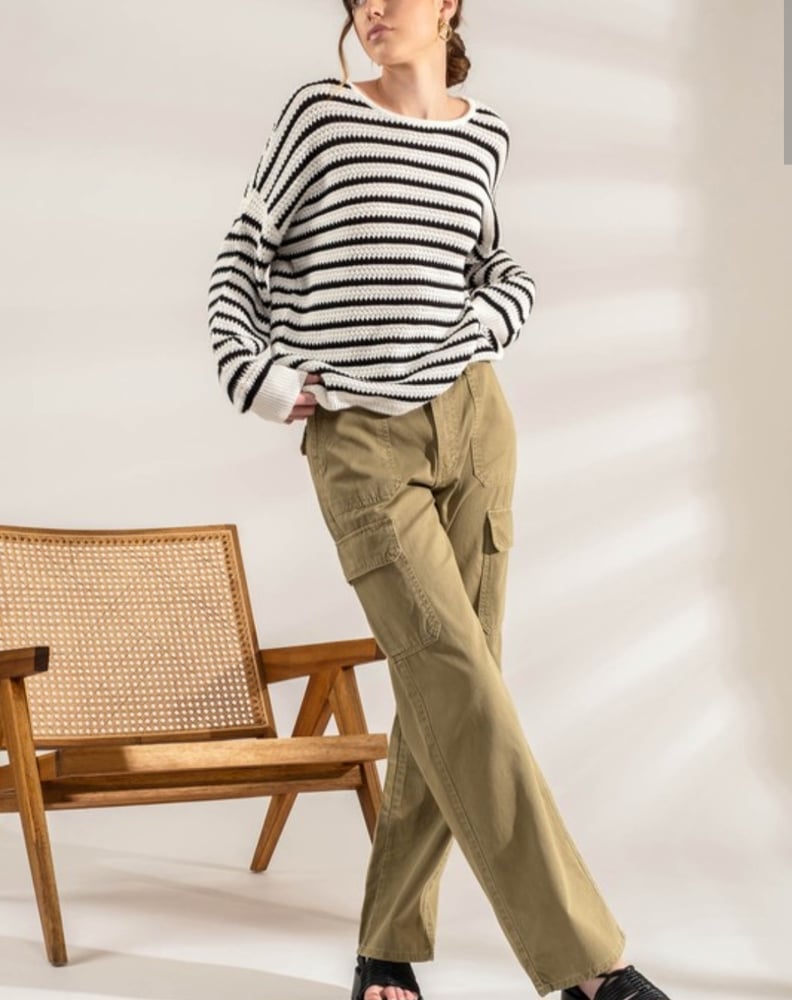 Image of Abbey striped knit sweater