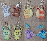 Image 3 of Mimi Eeveelution Holographic Acrylic Keychains