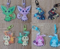 Image 4 of Mimi Eeveelution Holographic Acrylic Keychains