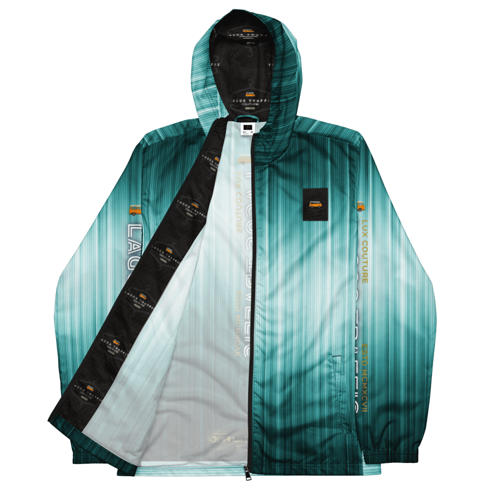 PARKVIEW MODE - LAS GIDI CITY MEN'S WINDBREAKER (GRN STEEL)