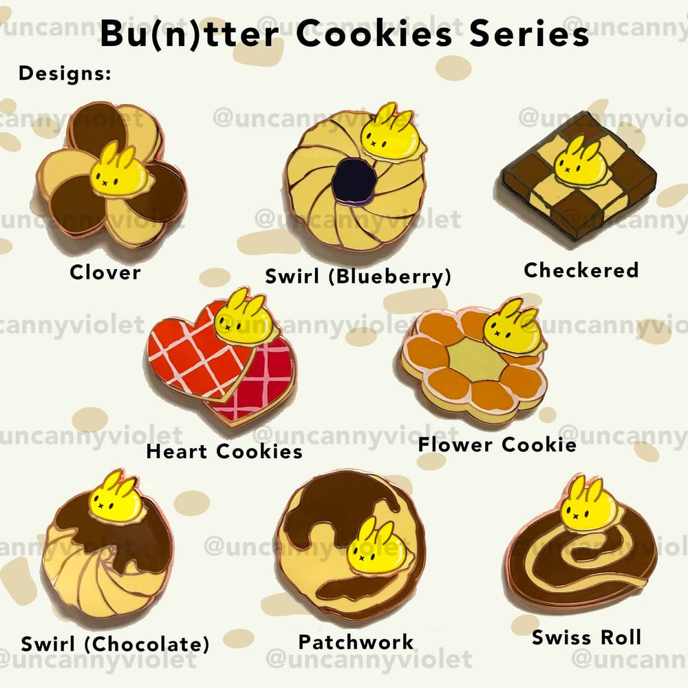 [Enamel Pin] Buntter Cookies Series