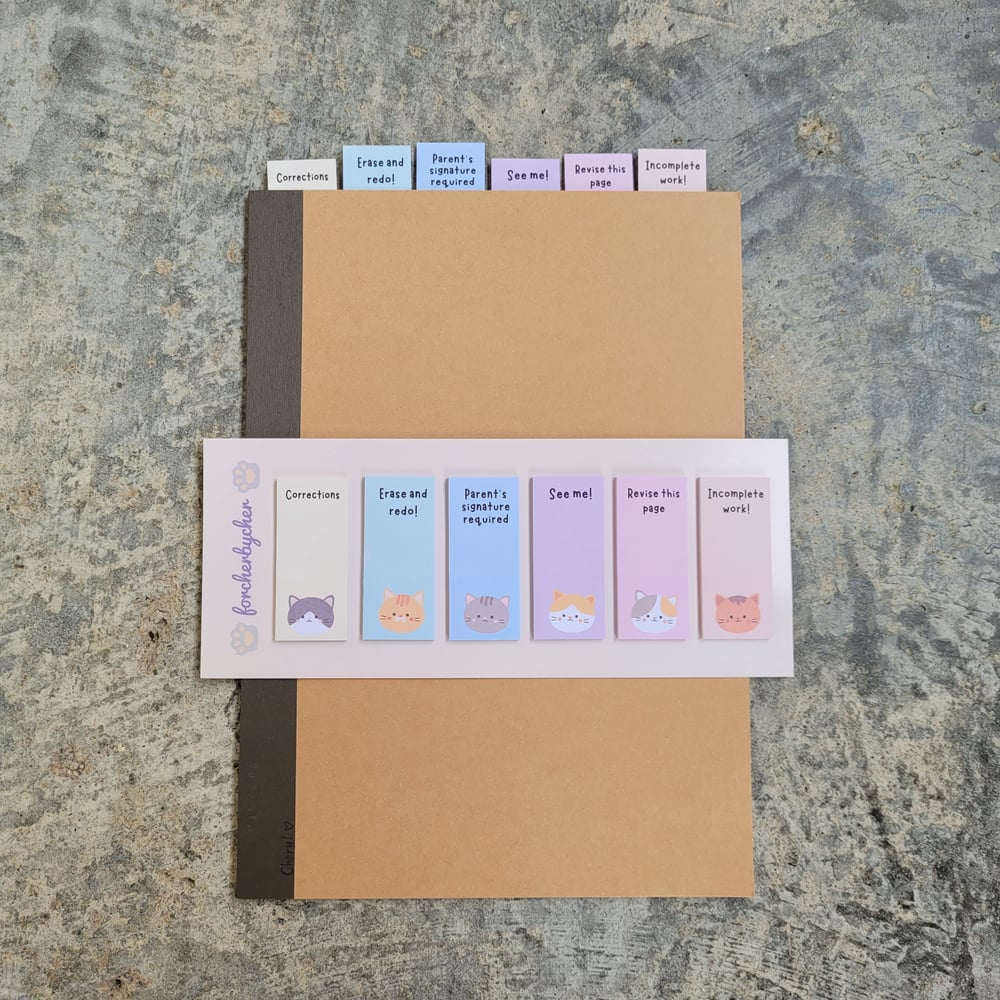Sticky Tabs for Files and Books