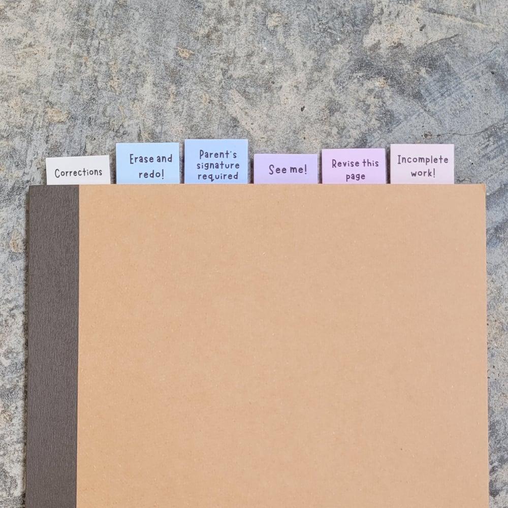 Sticky Tabs for Files and Books
