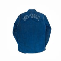 Image 2 of Embroidery Denim Shirt