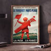 Le Touquet Paris-Plage | Edouard Courchinoux | 1925 | Vintage Travel Poster | Art Print | Home Decor