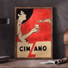 Cinzano | Rene Gruau | 1953 | Vintage Ads | Vintage Poster