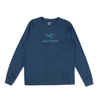 Image 1 of Arc'teryx LS Logo Tee - Navy 