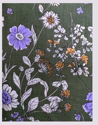 Image 3 of Tissu: wild mountain flowers