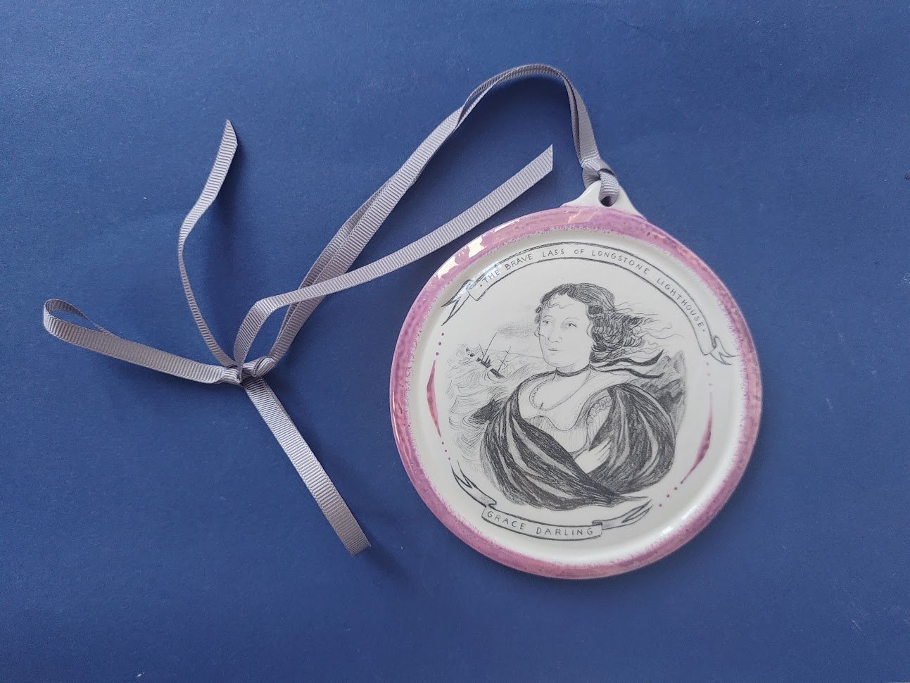 Grace Darling medallion wall plaque