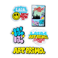 Image 1 of ⟡Art Primo x Laia · Sticker Pack⟡