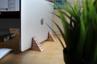 Image 3 of MacBook Vertical Laptop Stand made from Recycled Skateboards
