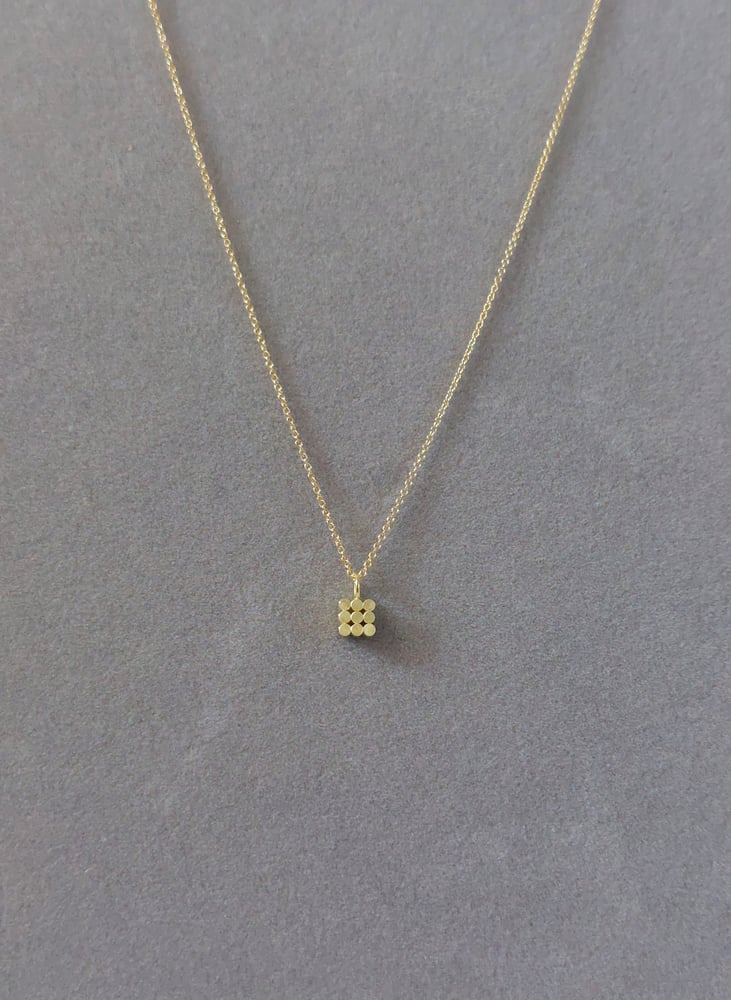 Image of Golden Tile Pendant 