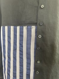 Image 5 of Titanic Shirt Blue Striped Silk