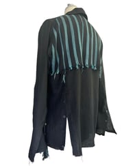 Image 3 of Titanic Shirt with Vintage Blue Woven Fringe