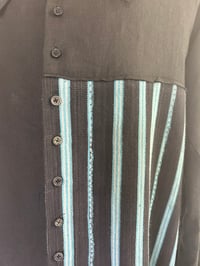 Image 4 of Titanic Shirt with Vintage Blue Woven Fringe