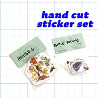Image 2 of houses hand cut sticker set (last chance)
