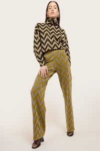 Image 1 of PANTALONE POLINESIA ZIG ZAG FOGLIA €151 - 50%