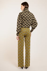 Image 4 of PANTALONE POLINESIA ZIG ZAG FOGLIA €151 - 50%