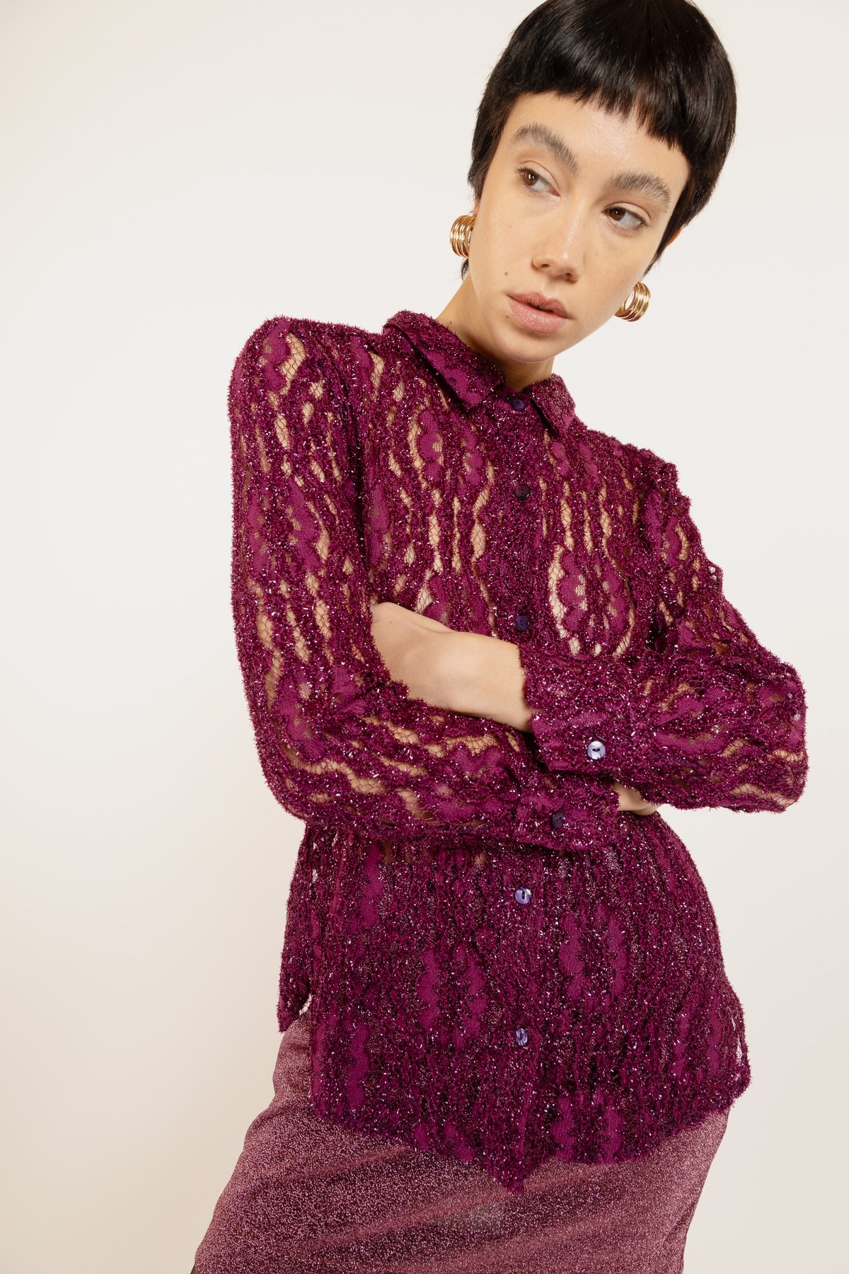 Image of CAMICIA MARELLA PIZZO GRANADA
