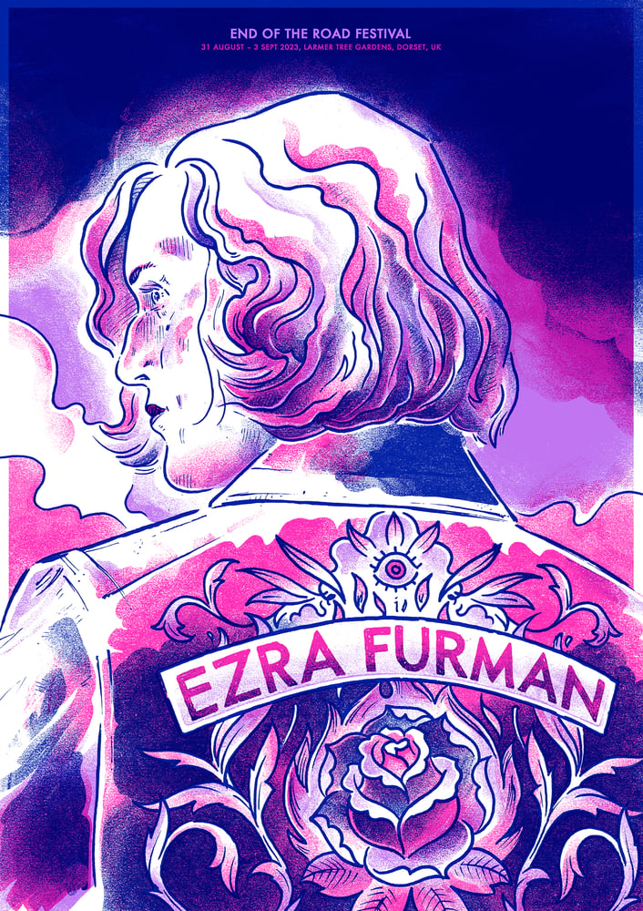 Image of EZRA FURMAN Poster - End of the Road festival 2023