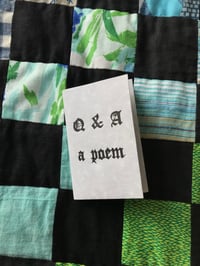 Image 5 of Q & A ::: a poem zine