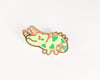 Jackson's Chameleon - Tiny Reptile Enamel Pins