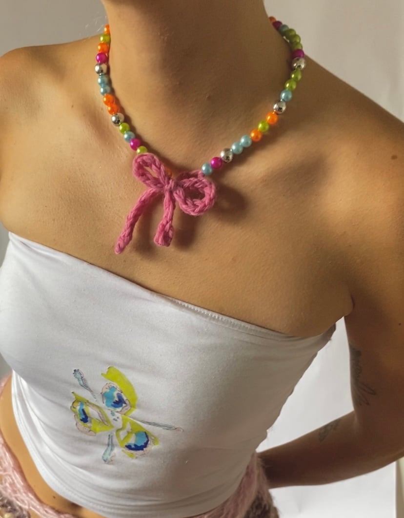 Beads & Bows necklace